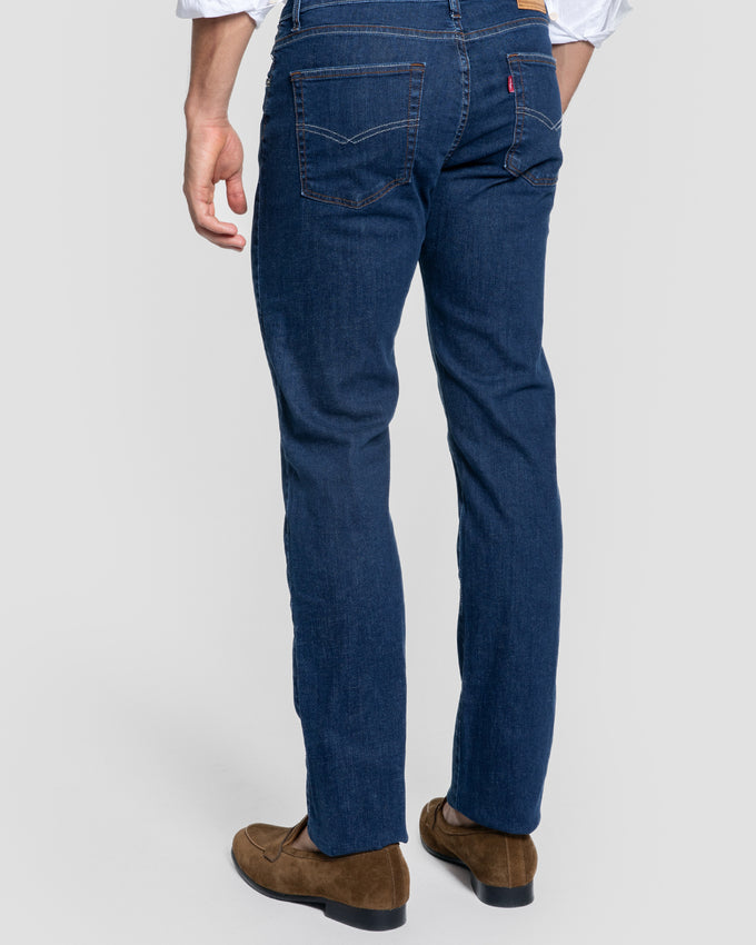 Pantalon Vaquero Skinny Azul Oscuro