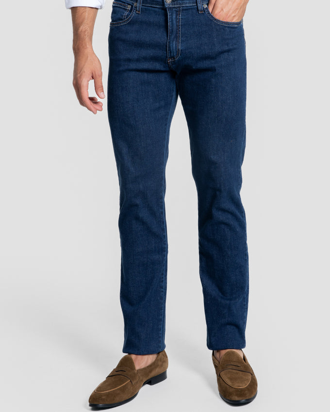 Pantalon Vaquero Skinny Azul Oscuro