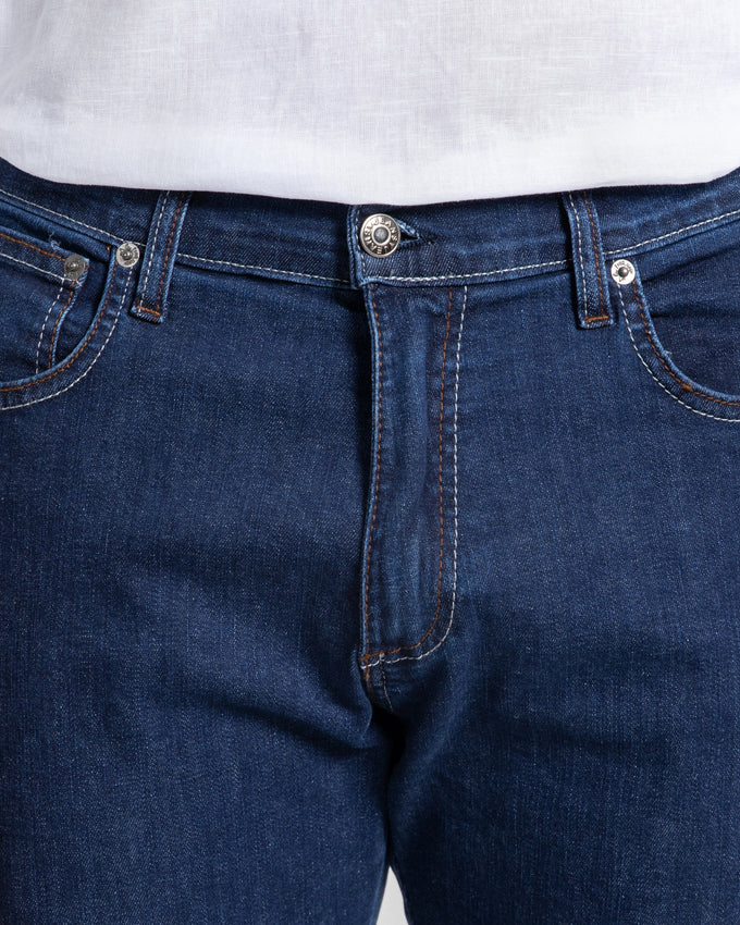 Pantalon Vaquero Skinny Azul Oscuro