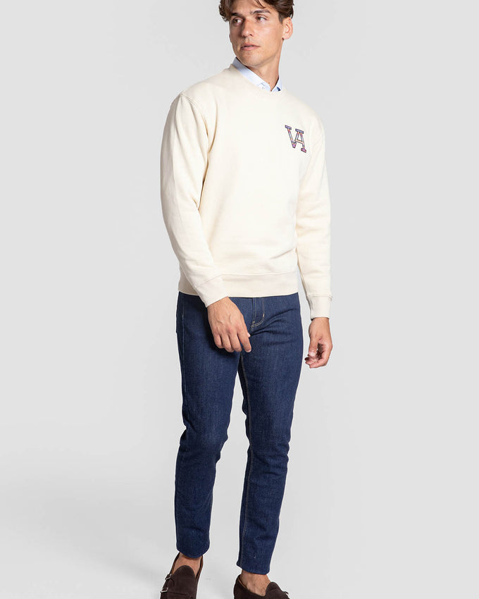Sudadera Étnica Color Hueso