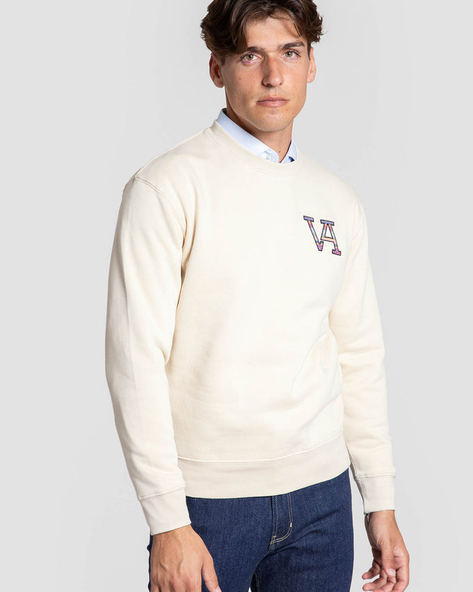 Sudadera Étnica Color Hueso