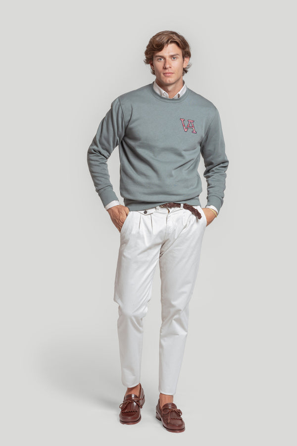 Sudadera Va Etnica Verde Menta - Raíces