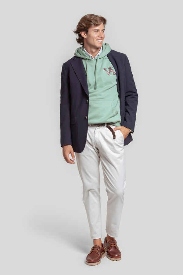 Sudadera VA Etnica Gorro Verde Agua - Raíces