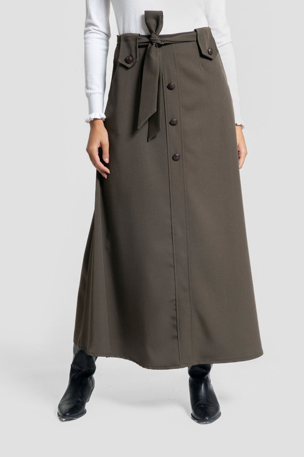 Falda Romeria Kaki - Brío