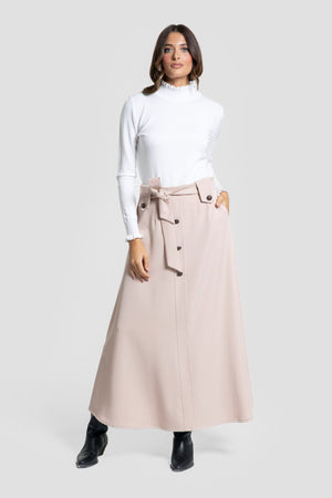 Falda Romeria Hueso - Brío