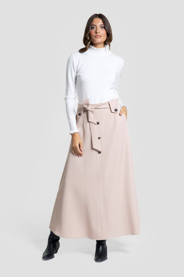 Falda Romeria Hueso - Brío