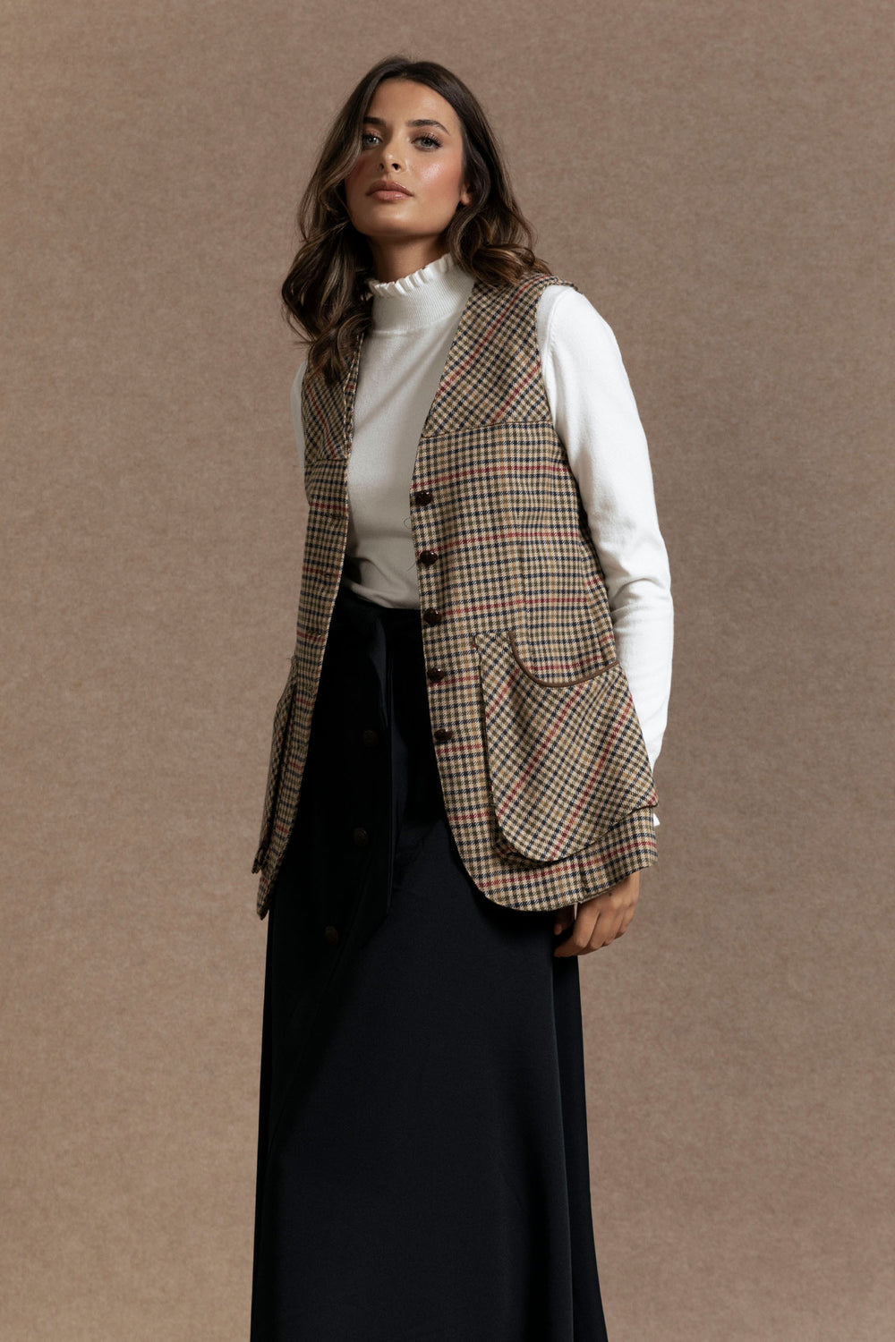 Chaleco Caza Marron - Brío