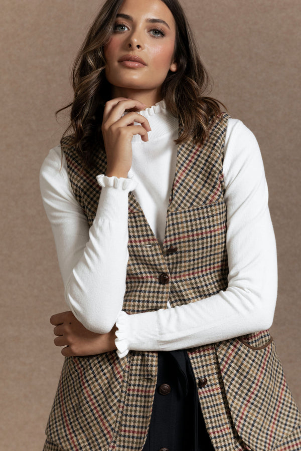 Chaleco Caza Marron - Brío