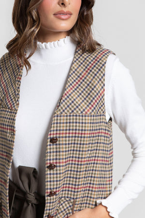 Chaleco Caza Marron - Brío