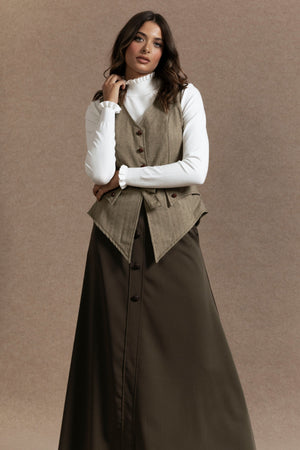 Chaleco Espiga Kaki - Brío