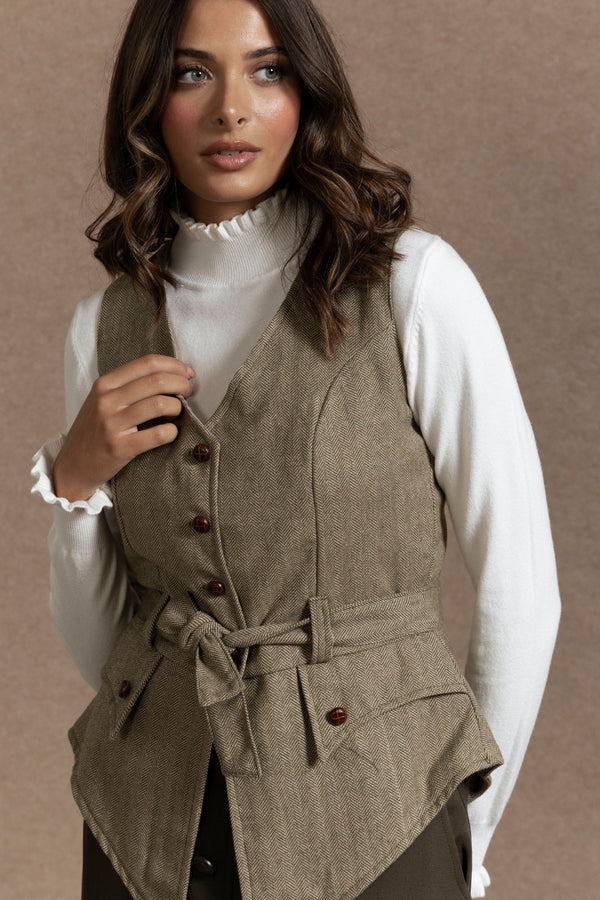 Chaleco Espiga Kaki - Brío