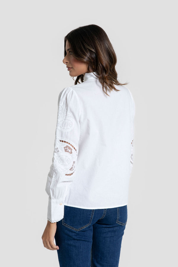 Camisa Manga Larga Blanca