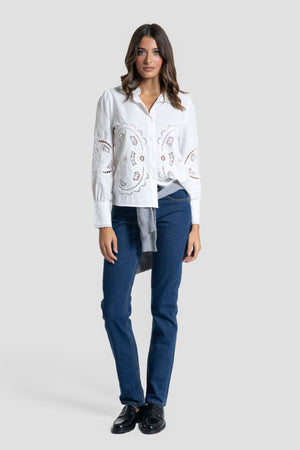 Camisa Manga Larga Blanca