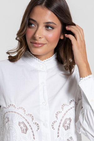 Camisa Manga Larga Blanca