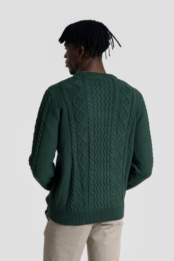 Jersey Punto Trenzado Botella