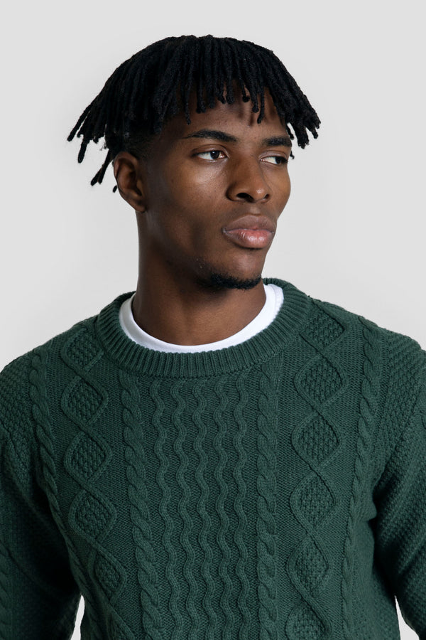 Jersey Punto Trenzado Botella