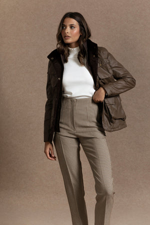 Abrigo Bolsillos Marron