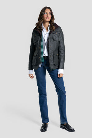 Abrigo Bolsillos Kaki