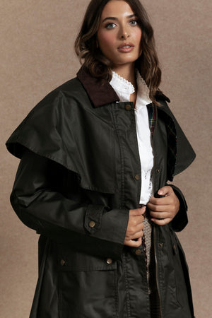 Abrigo Mujer Largo Kaki