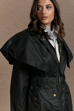 Abrigo Mujer Largo Marino