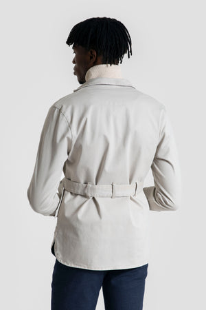 Sahariana Cinturon Hueso