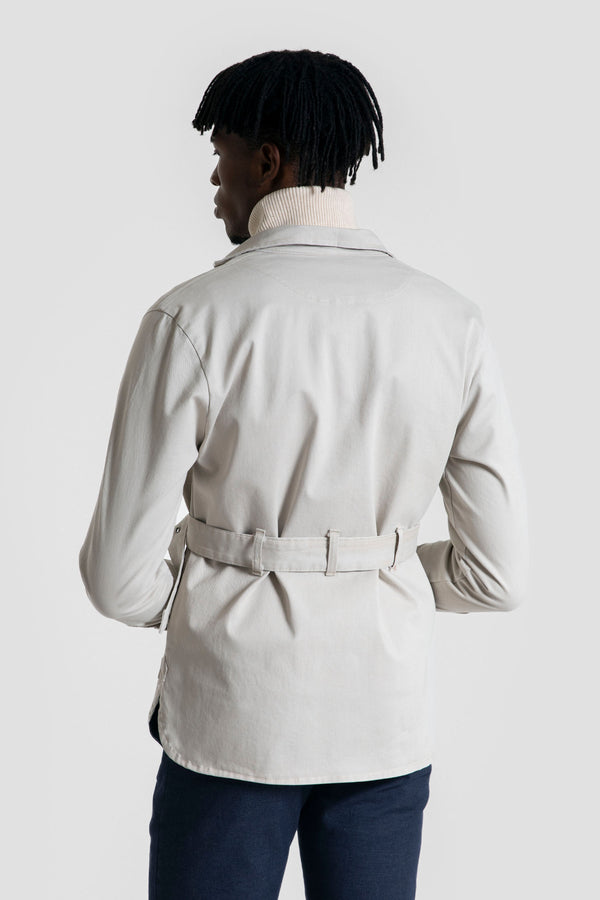 Sahariana Cinturon Hueso