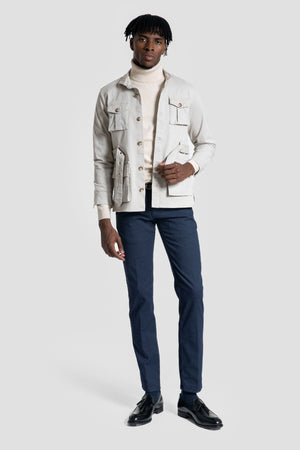 Sahariana Cinturon Hueso