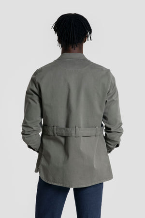 Sahariana Cinturon Kaki