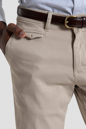 Pantalon Chino Hueso