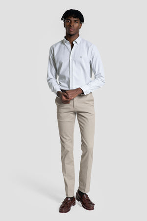 Camisa Rayas Verde Hoja