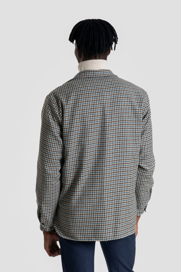 Sobrecamisa Cuadros Marron