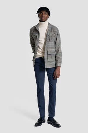 Sobrecamisa Cuadros Marron