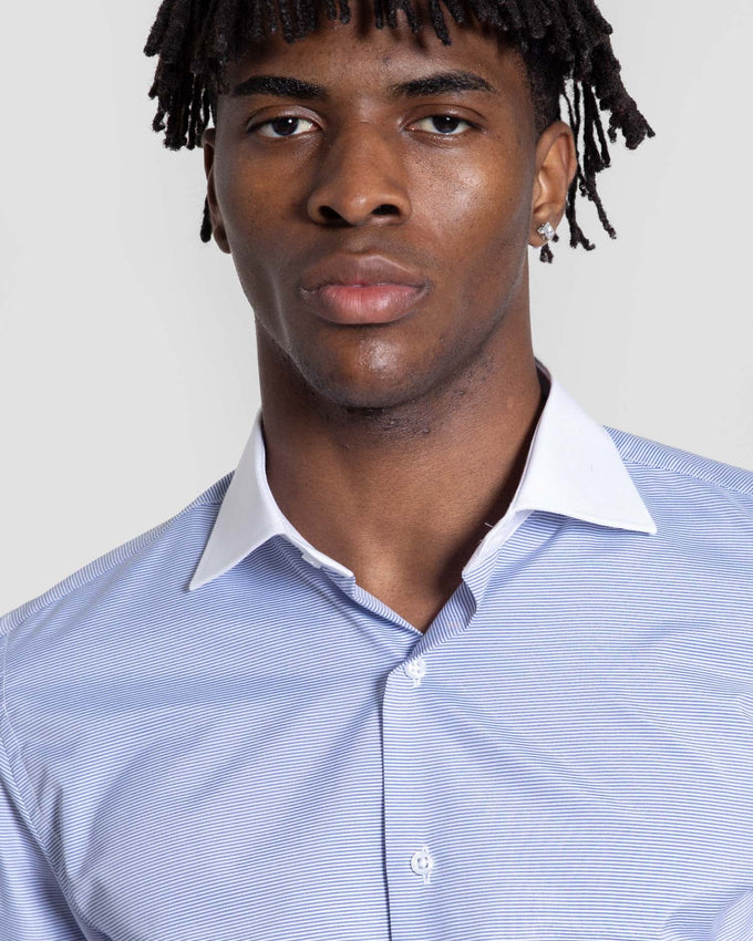 Camisa de Vestir Gola Branca