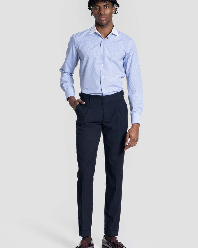 Camisa de Vestir Gola Branca