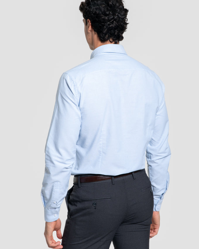Camisa Celeste de Vestir