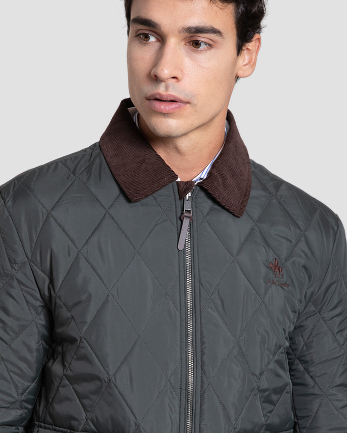 Parka Acolchada Cuello Pana
