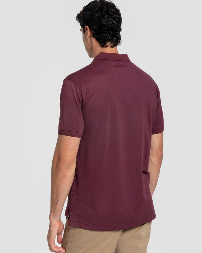 Polo Relieve Burdeos