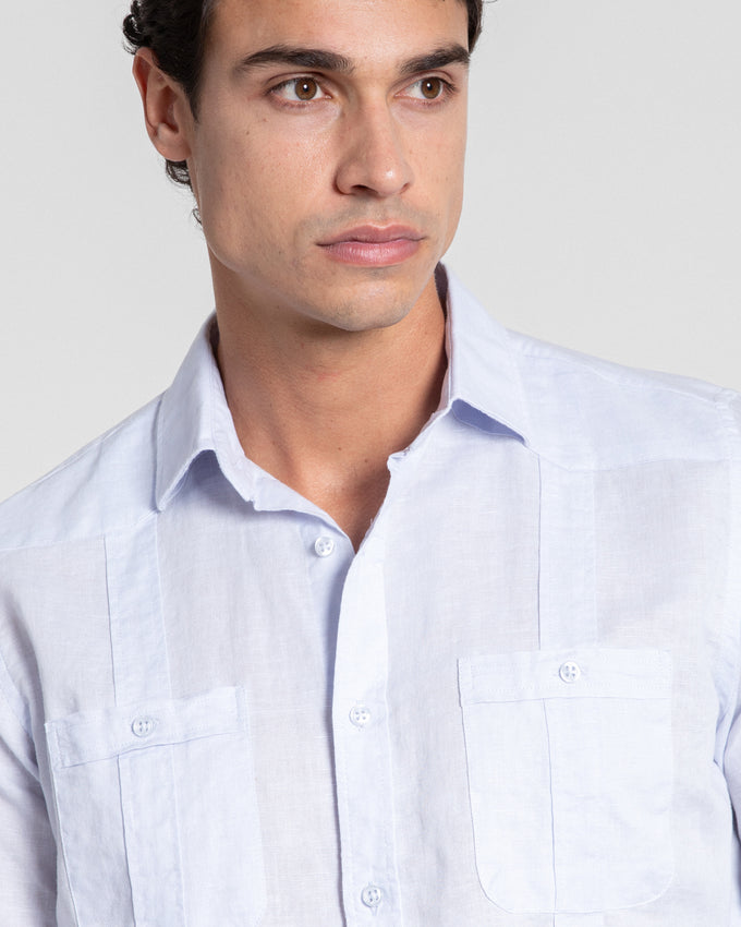 Guayabera Celeste