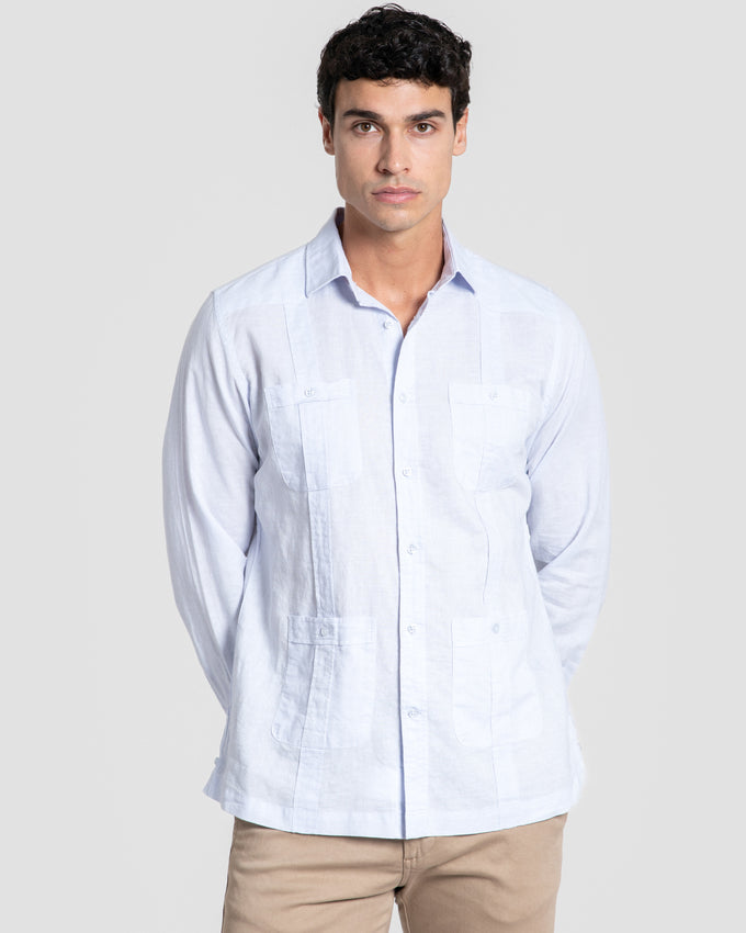 Guayabera Celeste