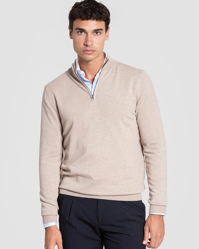 Jersey Cremallera Punto Fino