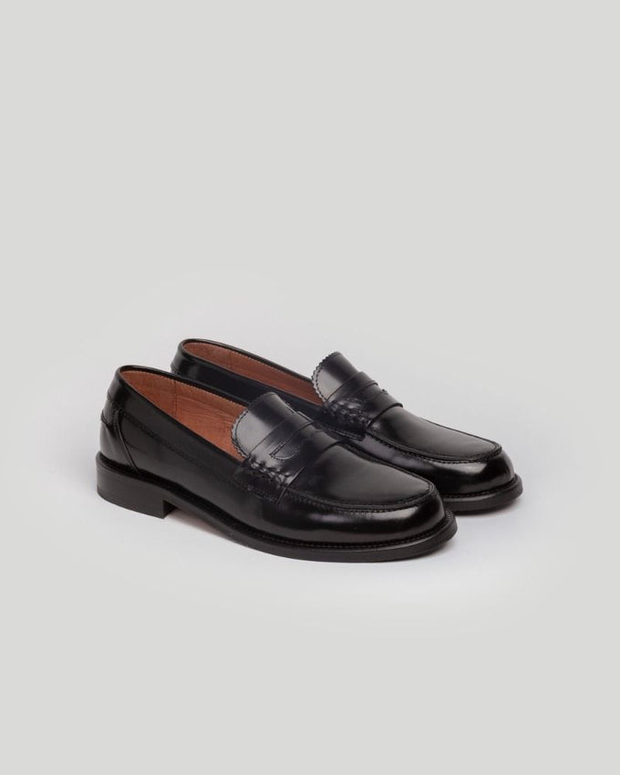 Black Penny Loafer