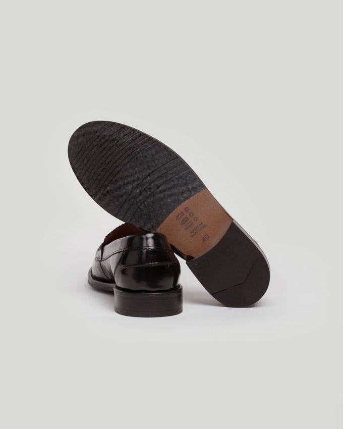 Black Penny Loafer