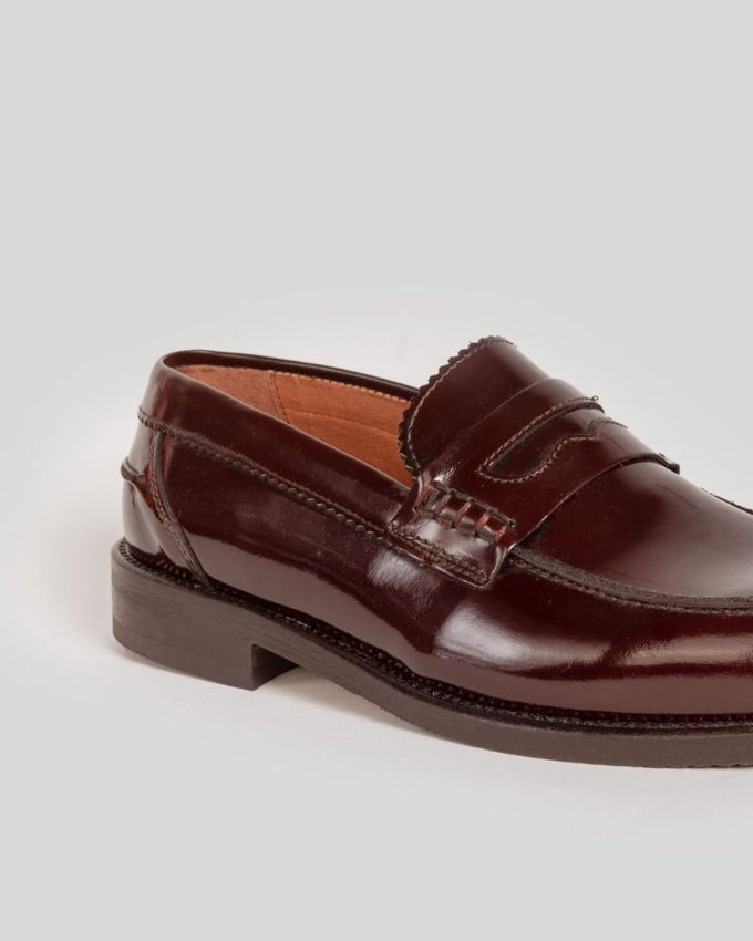 Mocasín Antifaz Hombre Burdeos