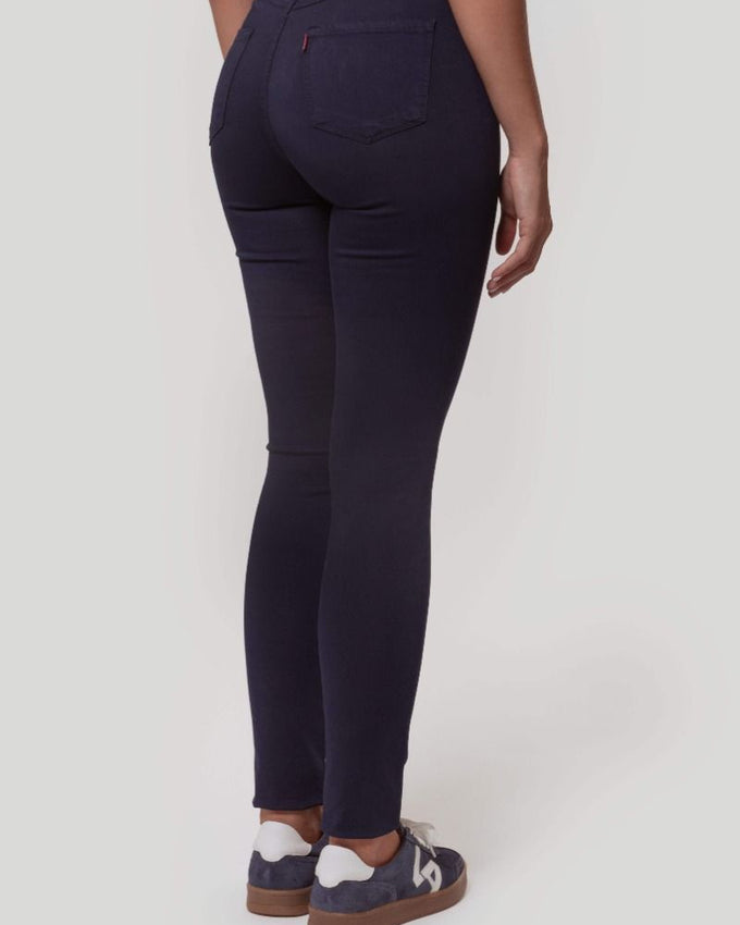 Pantalon Tiro Alto Marino - Raíces