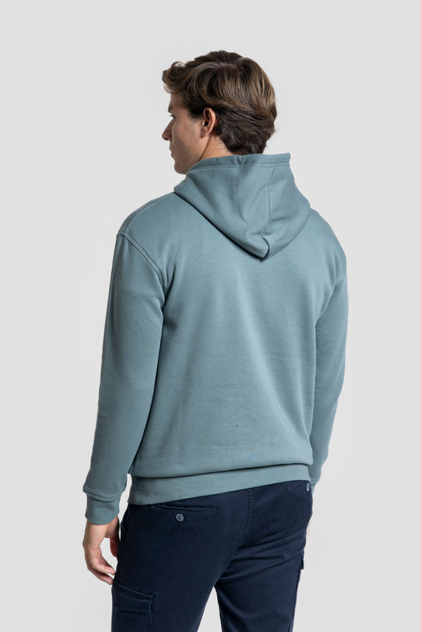 Sudadera VA Etnica Gorro Verde Menta - Raíces