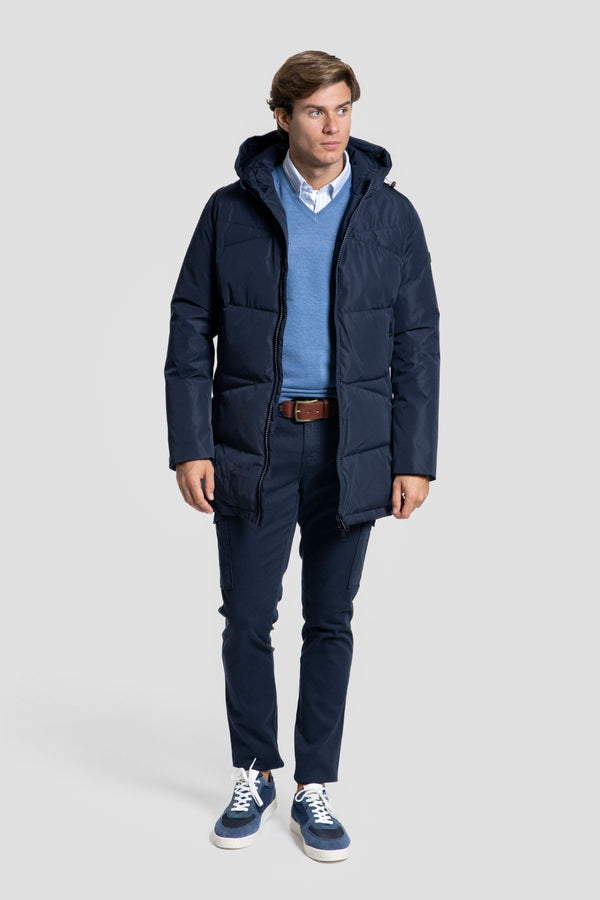 Chaqueton Largo Marino