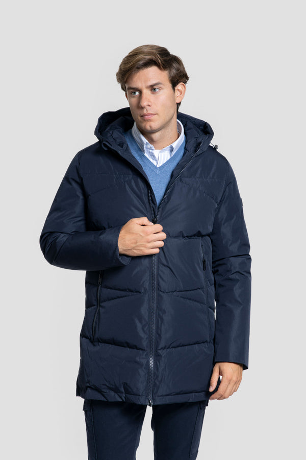 Chaqueton Largo Marino