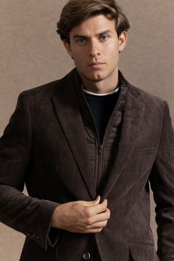 Americana Bullas Marrón