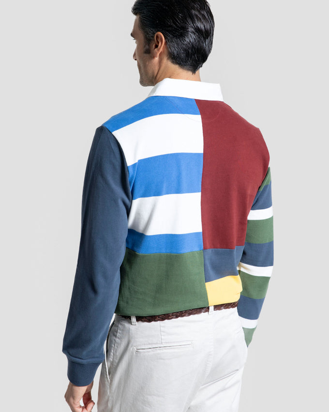 Burgundy Long-Sleeve Polo