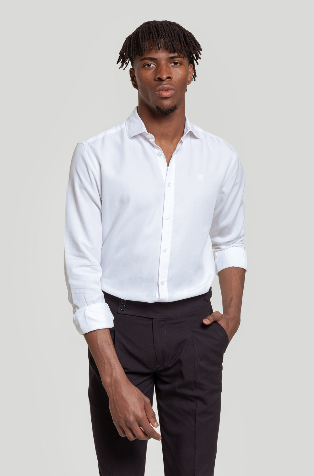 Camisa Algodón Soft Fit Blanco